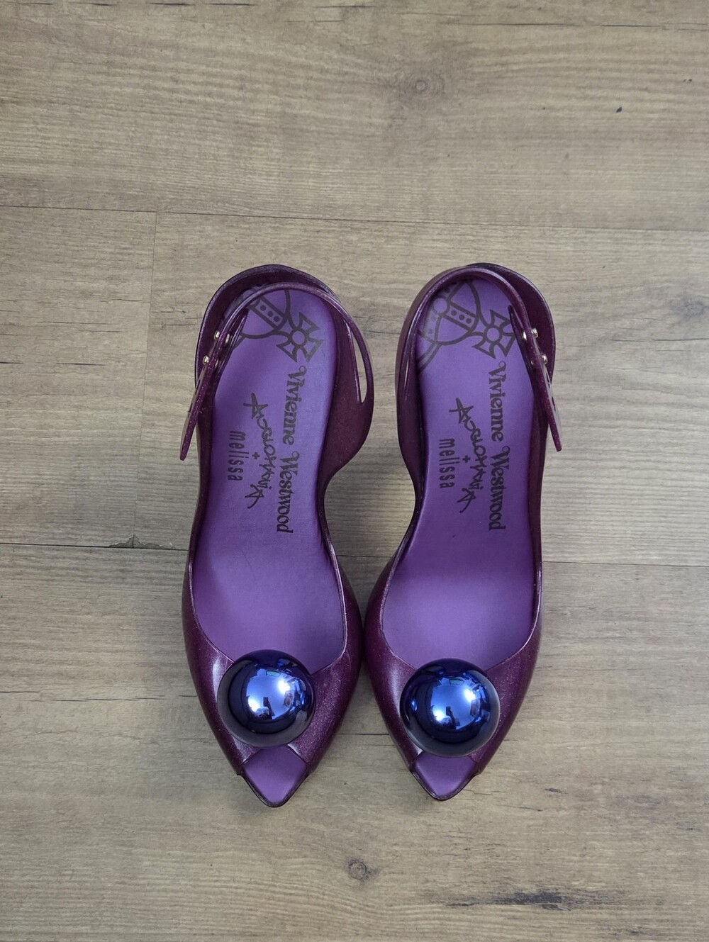 Melissa x Vivienne Westwood Lady Dragon Globe Heels - Picture 7 of 14